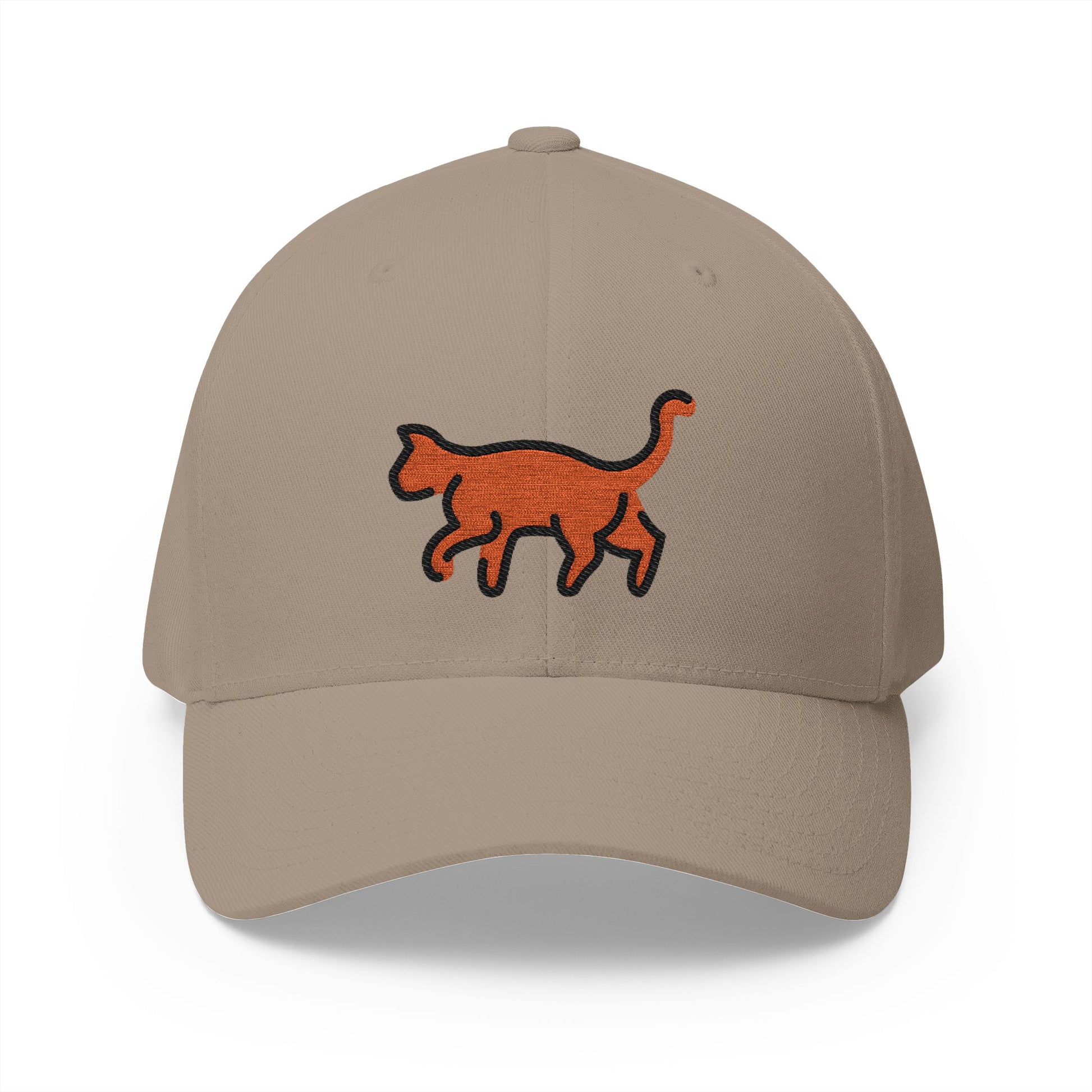 Cat Emoji Khaki Cap – Premium by Capmoji