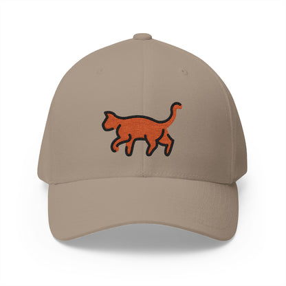 Cat Emoji Khaki Cap – Premium by Capmoji