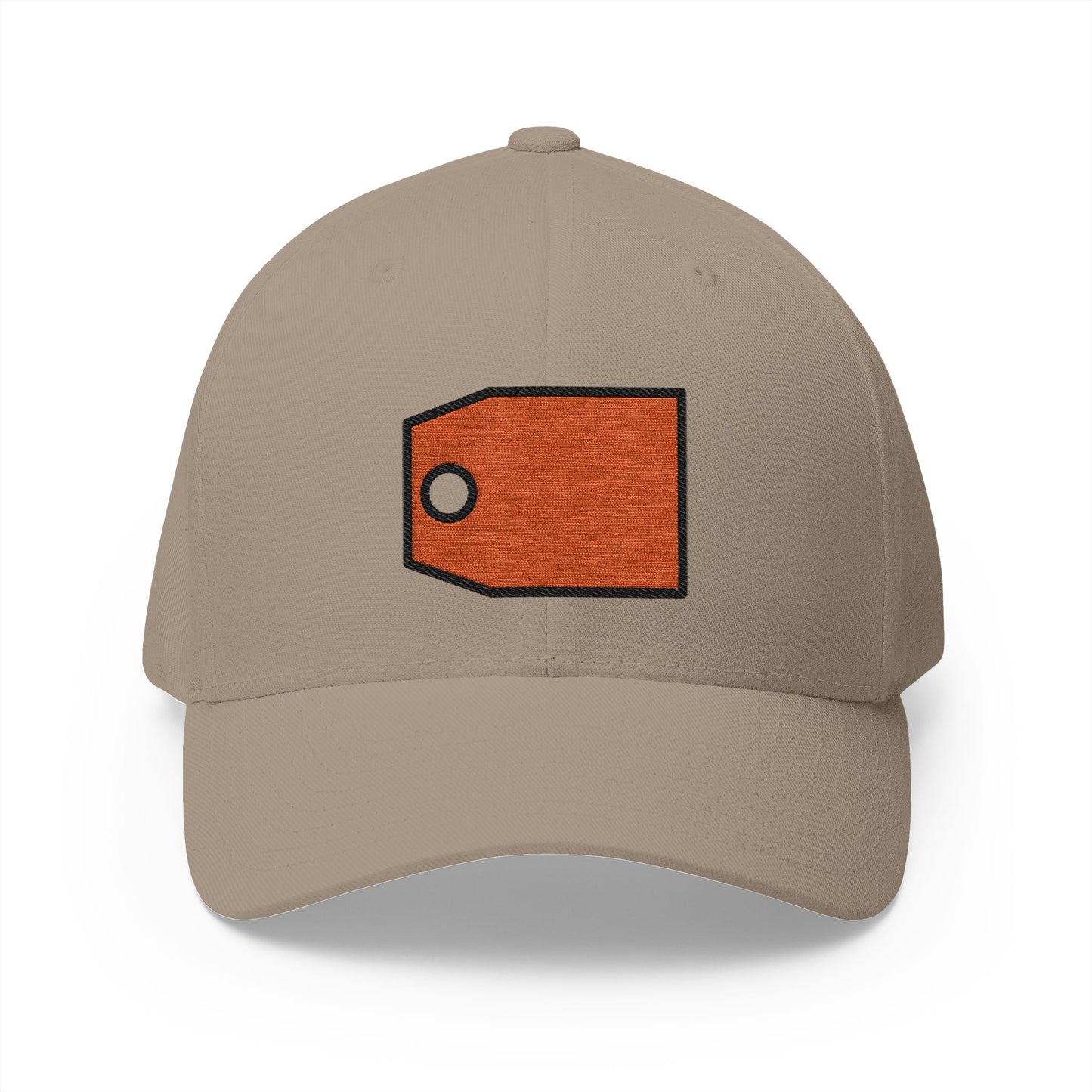 Label Emoji Khaki Cap – Premium by Capmoji