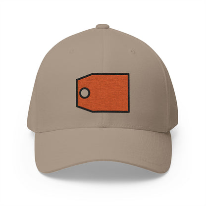 Label Emoji Khaki Cap – Premium by Capmoji
