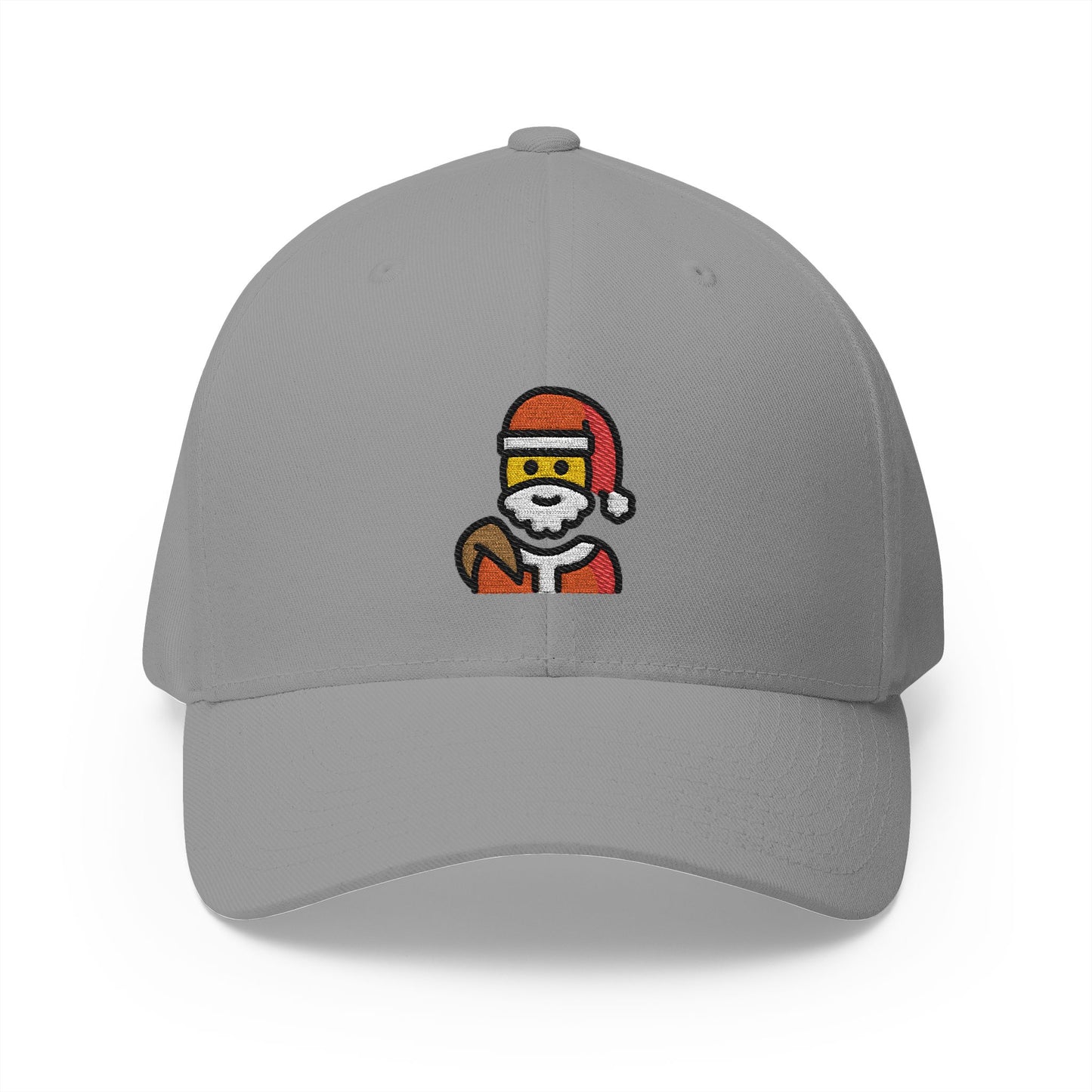 Santa Claus Emoji Grey Cap – Premium by Capmoji