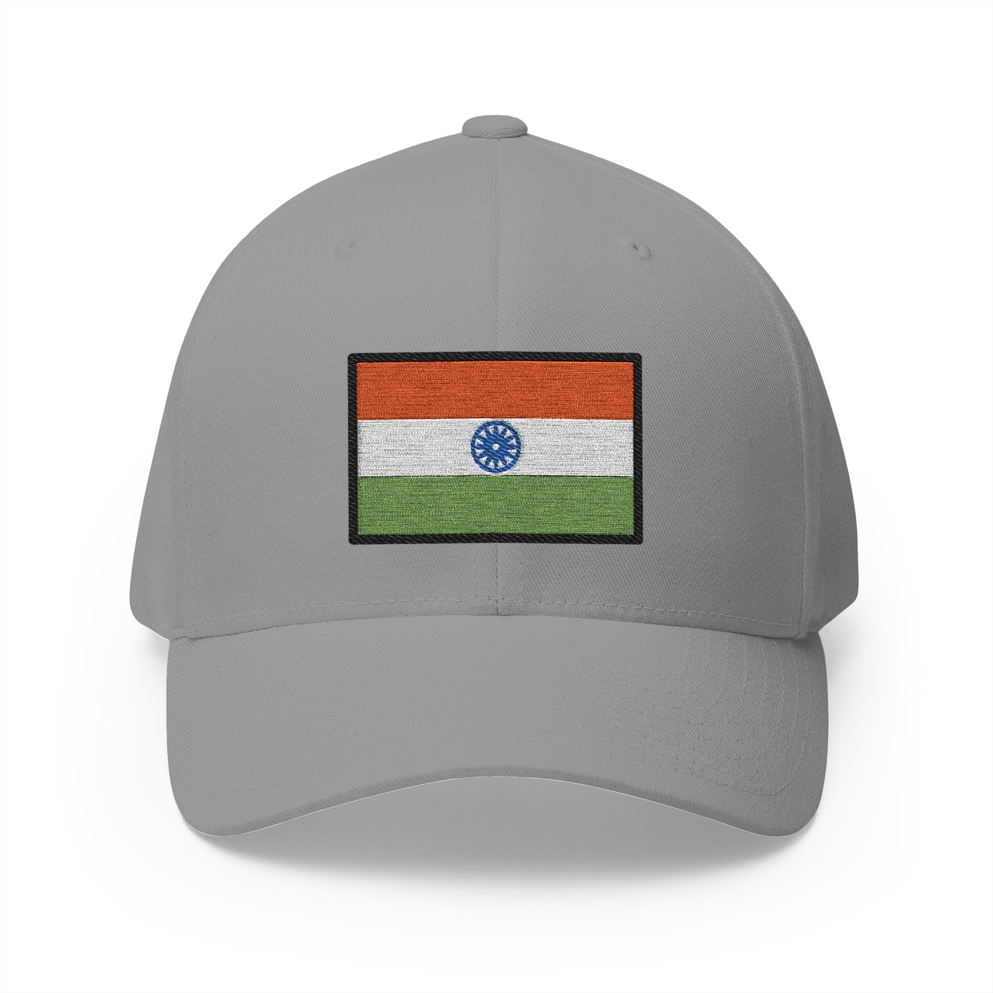 Flag: India Emoji Grey Cap – Premium by Capmoji
