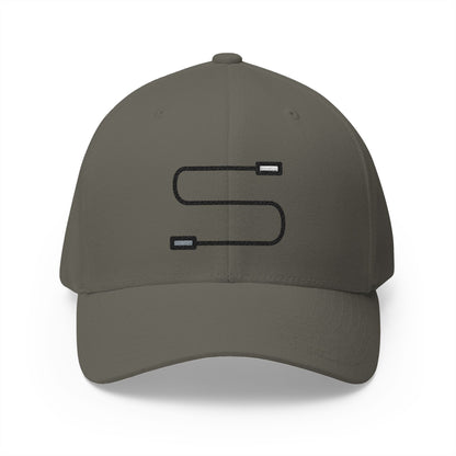 Cable Emoji Olive Cap – Premium by Capmoji