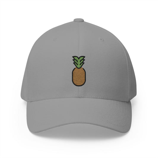 Pineapple Emoji Grey Cap – Premium by Capmoji