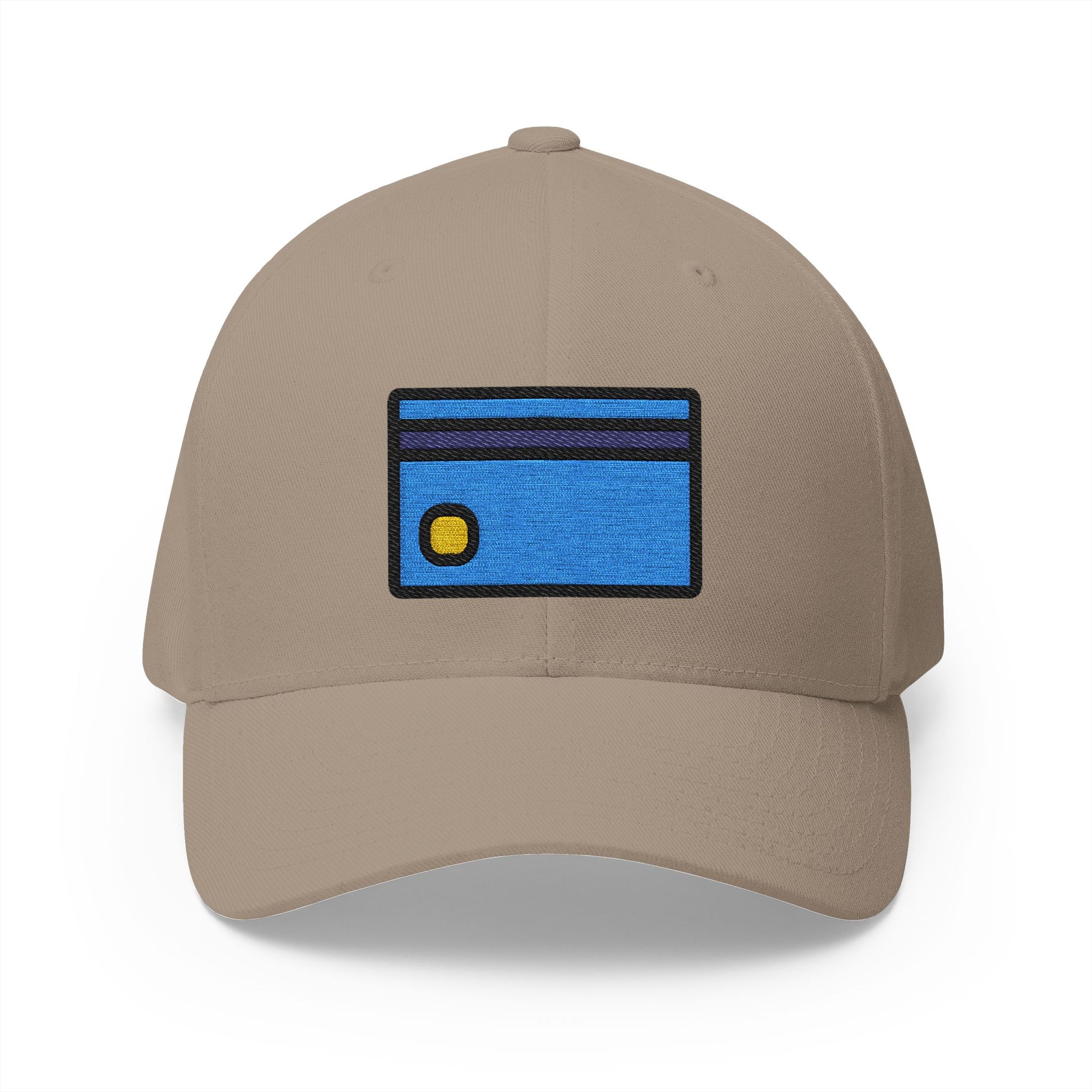Credit Card Emoji Khaki Cap – Premium by Capmoji