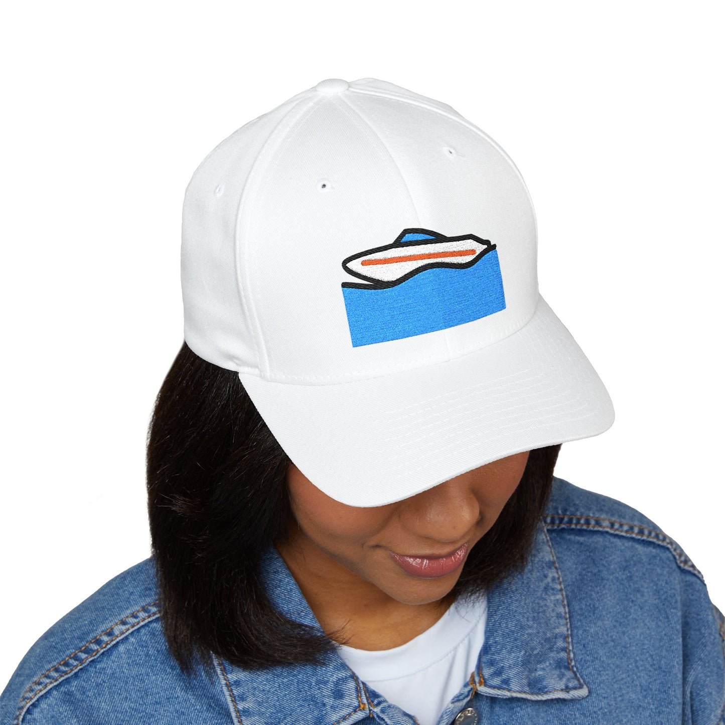 Speedboat Emoji Cap – Premium by Capmoji