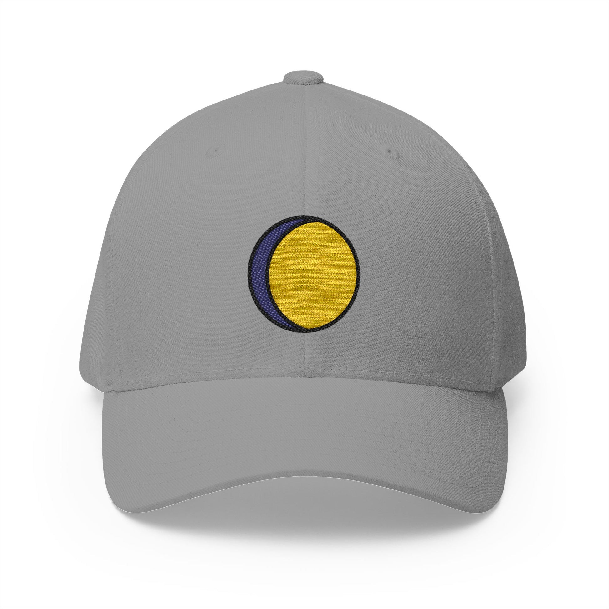 Waxing Gibbous Moon Emoji Grey Cap – Premium by Capmoji