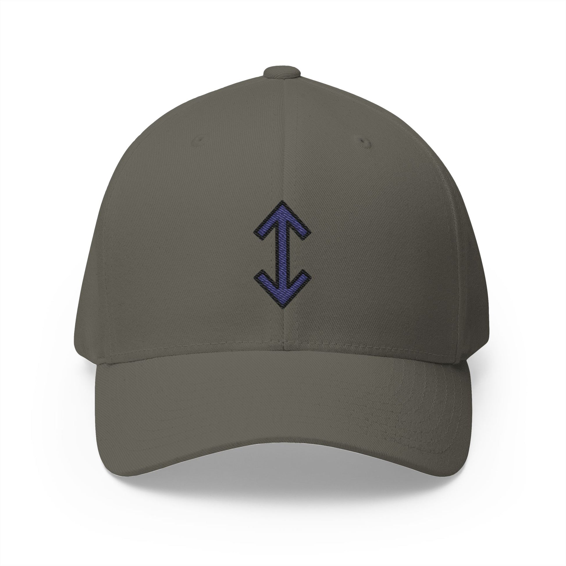 Up Down Black Arrow Emoji Olive Cap – Premium by Capmoji