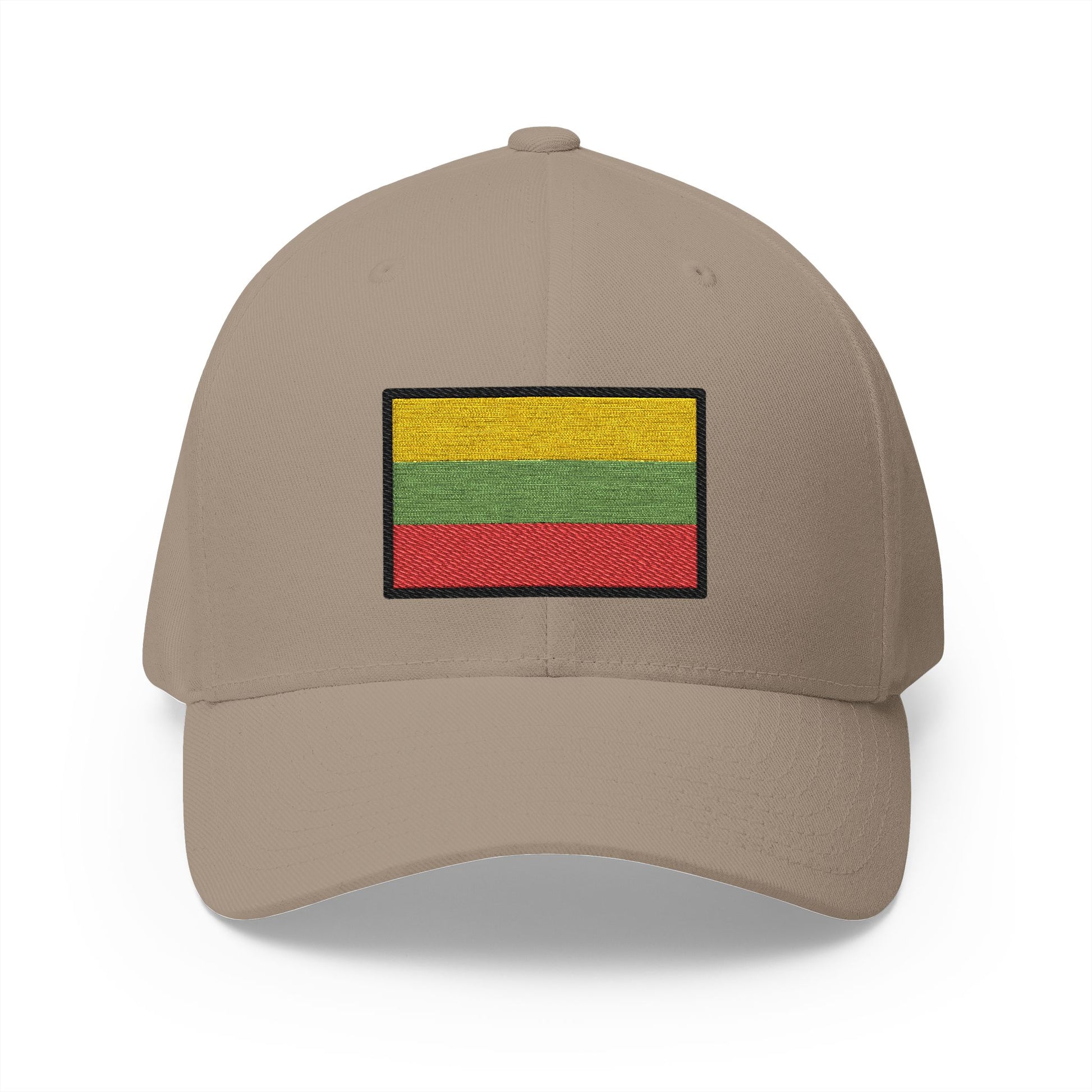 Flag: Lithuania Emoji Khaki Cap – Premium by Capmoji
