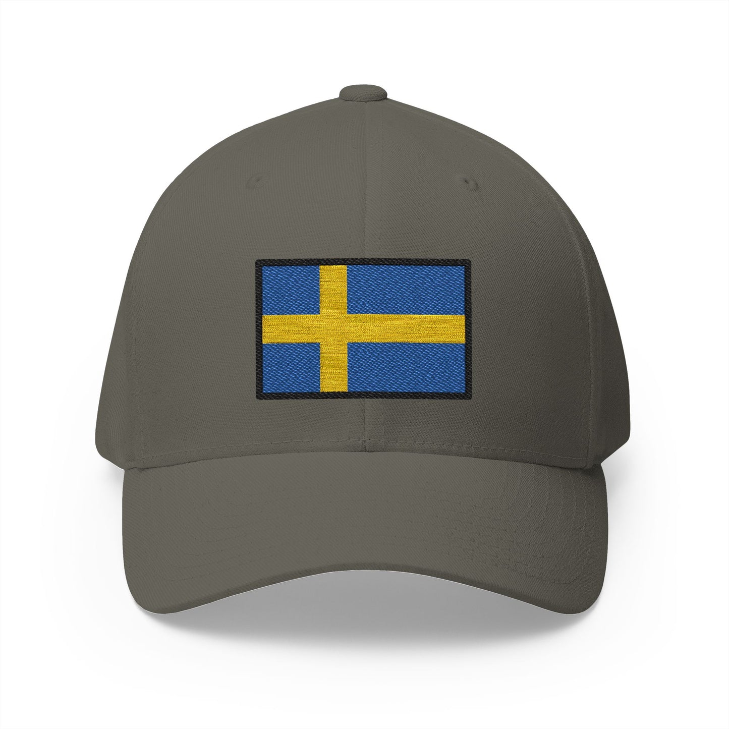 Flag: Sweden Emoji Olive Cap – Premium by Capmoji