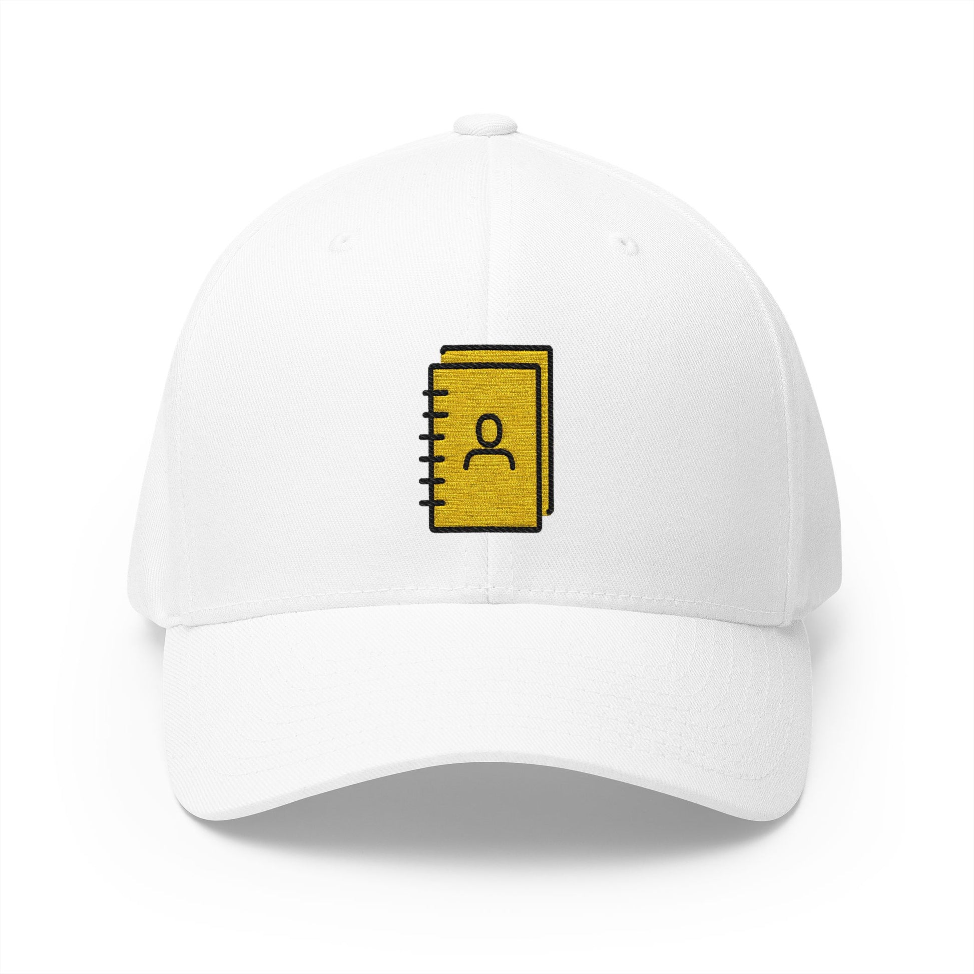 Contacts Emoji White Cap – Premium by Capmoji