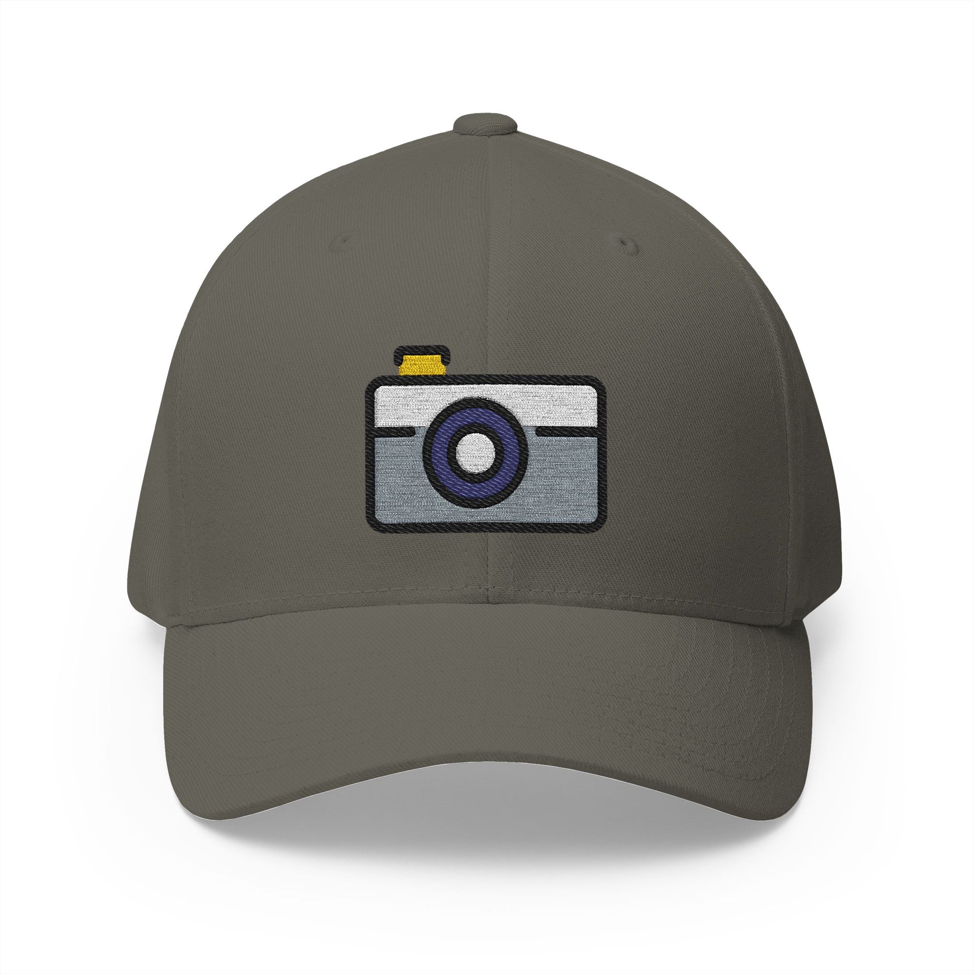 Camera Emoji Olive Cap – Premium by Capmoji