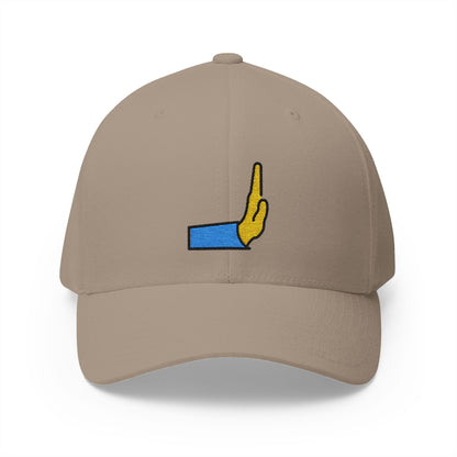 Rightwards Pushing Hand Emoji Khaki Cap – Premium by Capmoji