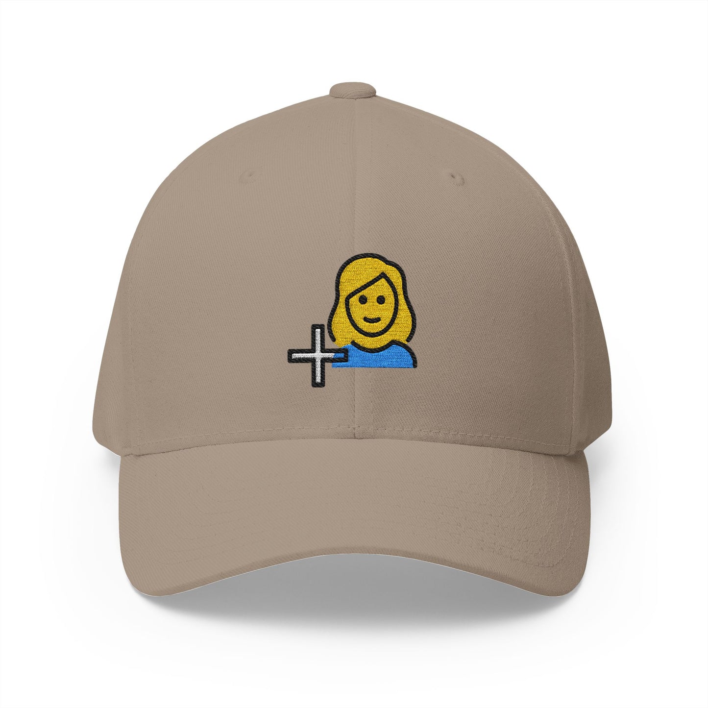 Add Contact Emoji Khaki Cap – Premium by Capmoji