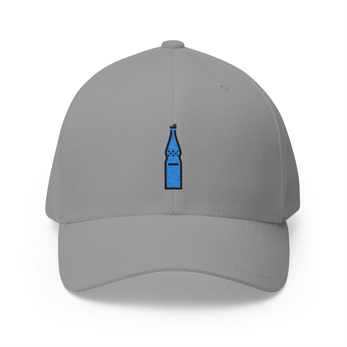 Glass Bottle Emoji Grey Cap – Premium by Capmoji