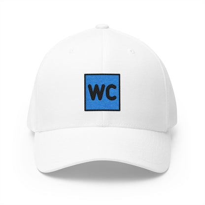 Water Closet Emoji White Cap – Premium by Capmoji