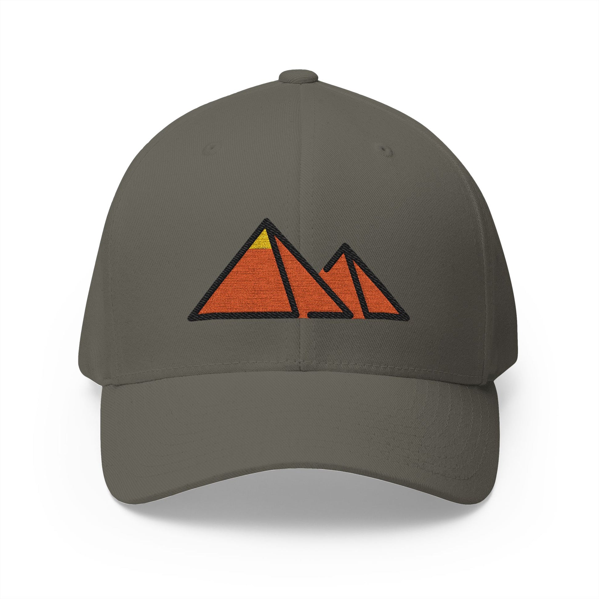 Great Pyramid Of Giza Emoji Olive Cap – Premium by Capmoji