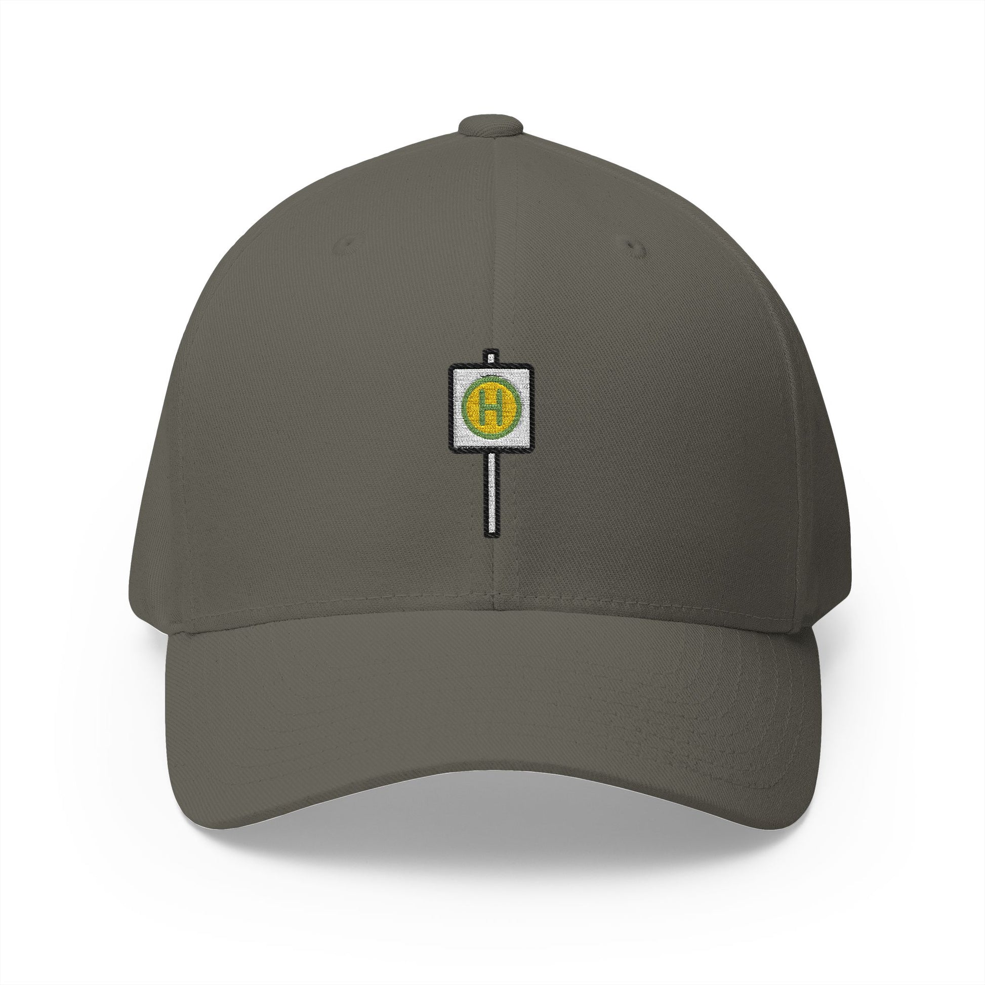 Bus Stop Emoji Olive Cap – Premium by Capmoji