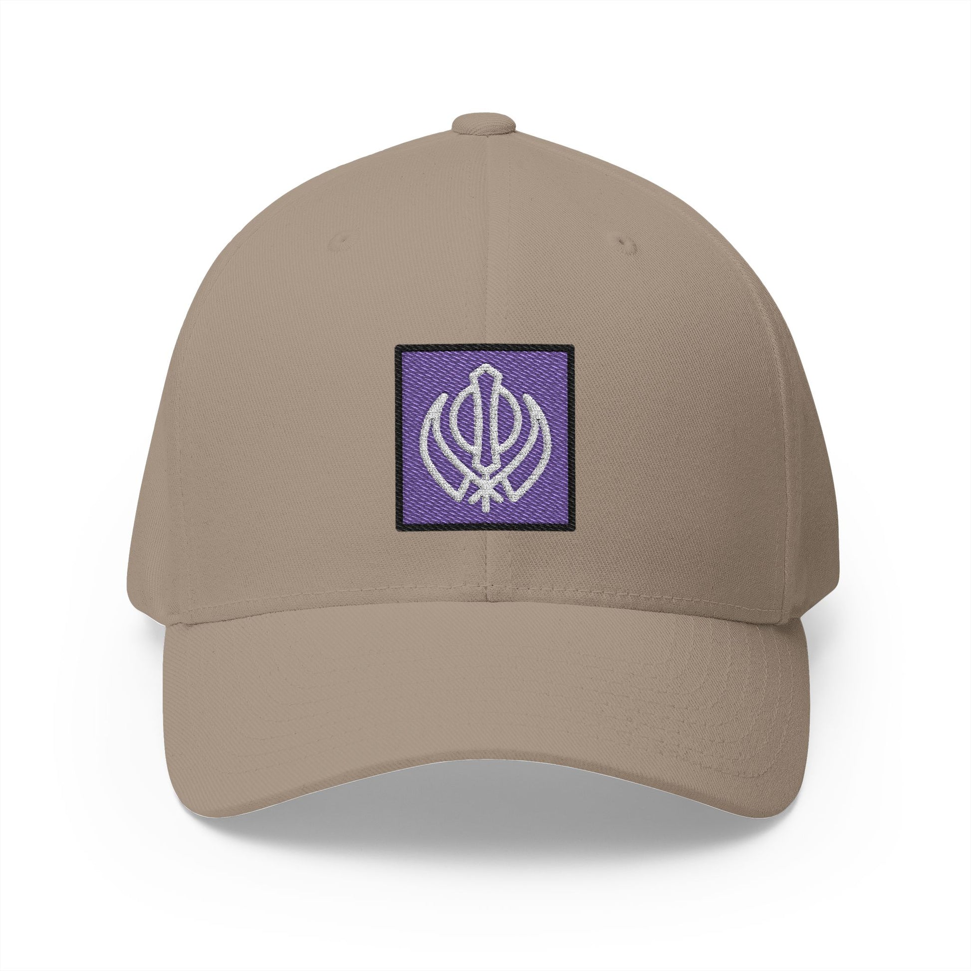Khanda Emoji Khaki Cap – Premium by Capmoji
