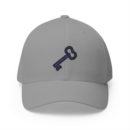 Old Key Emoji Grey Cap – Premium by Capmoji