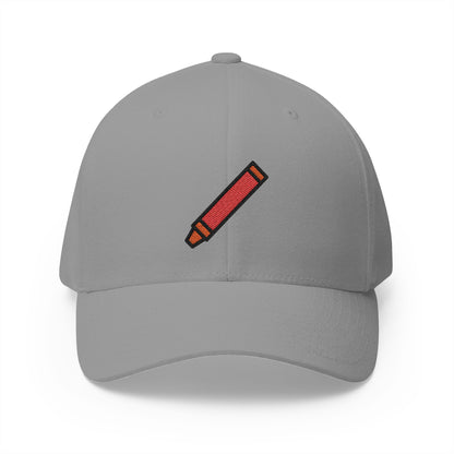 Crayon Emoji Grey Cap – Premium by Capmoji