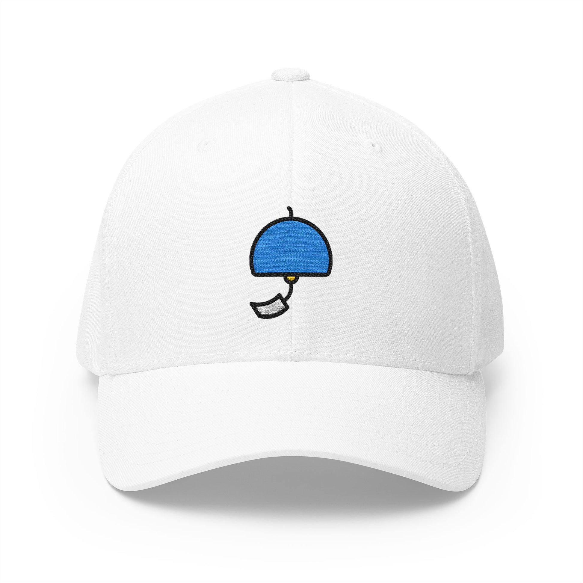 Wind Chime Emoji White Cap – Premium by Capmoji