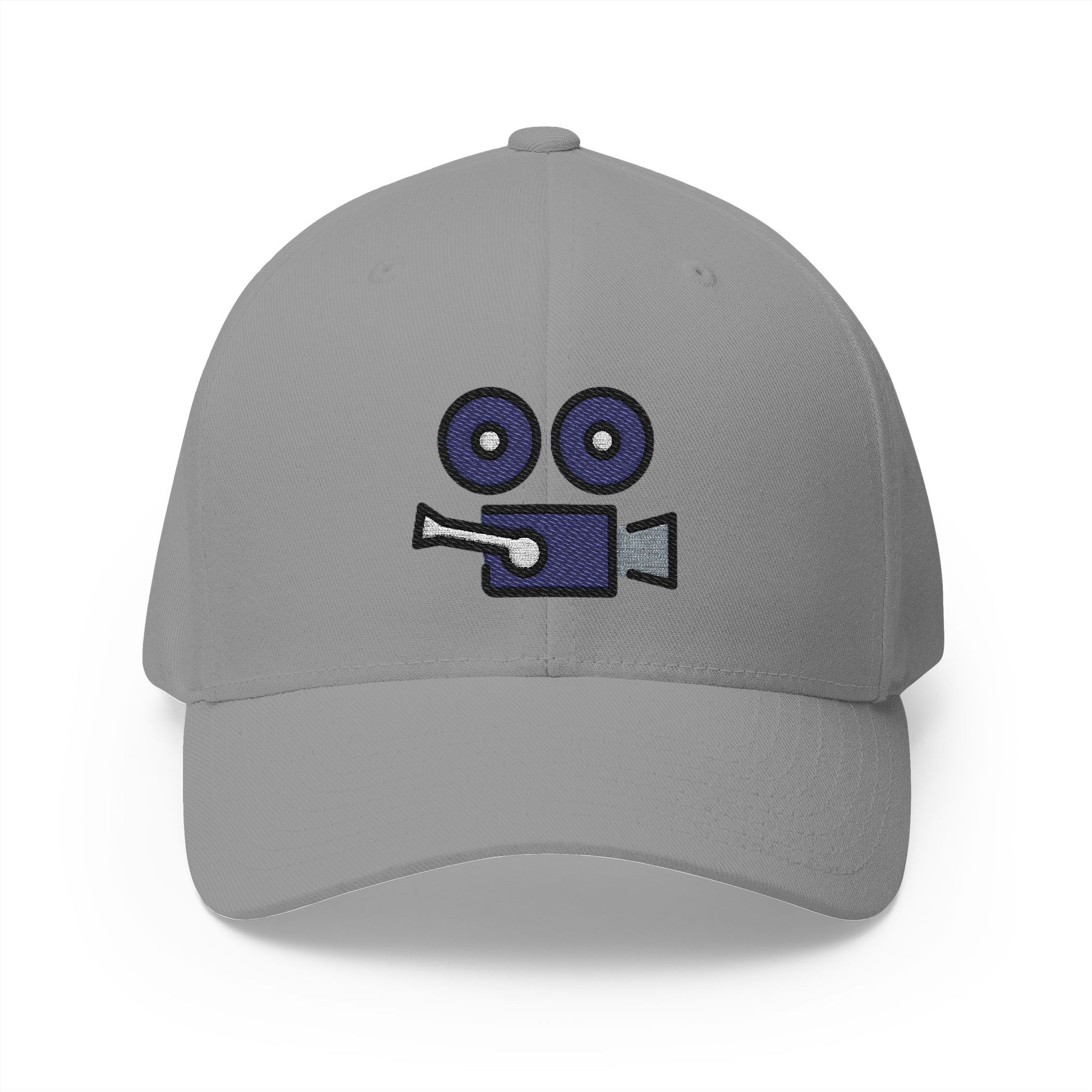Movie Camera Emoji Grey Cap – Premium by Capmoji