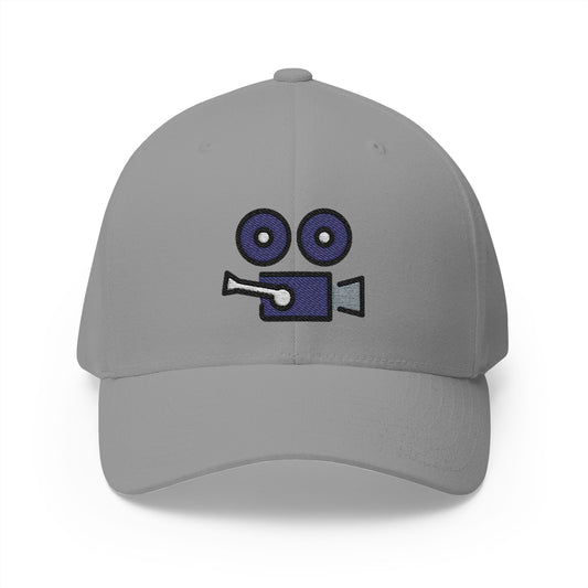 Movie Camera Emoji Grey Cap – Premium by Capmoji