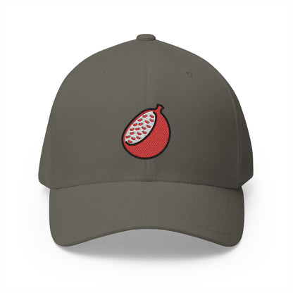 Pomegranate Emoji Olive Cap – Premium by Capmoji