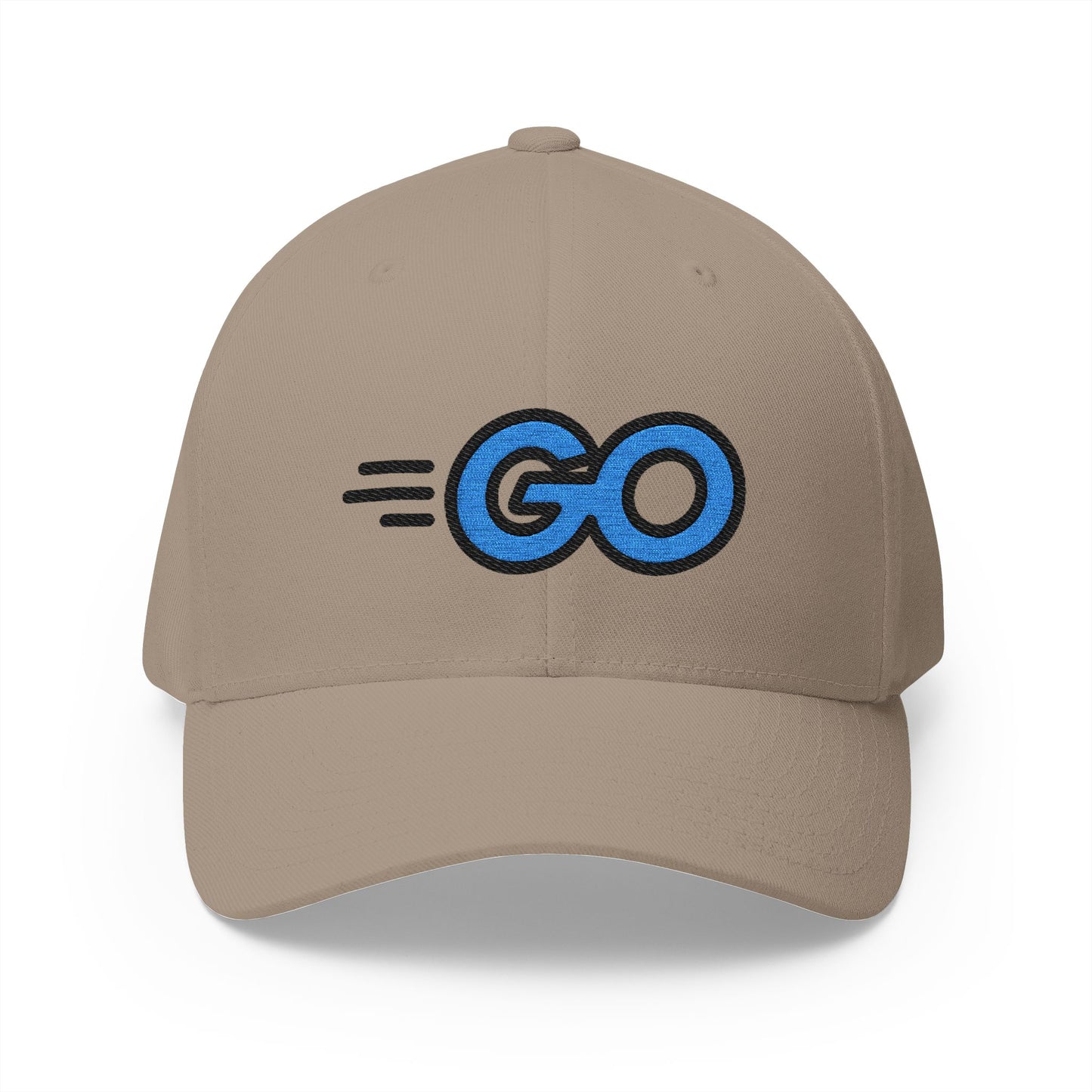 Golang Emoji Khaki Cap – Premium by Capmoji