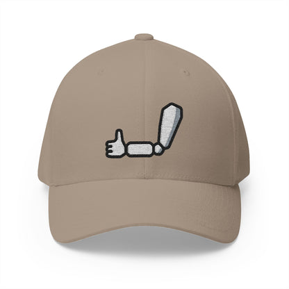 Mechanical Arm Emoji Khaki Cap – Premium by Capmoji
