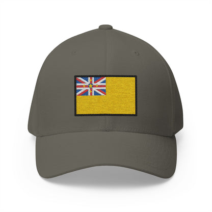 Flag: Niue Emoji Olive Cap – Premium by Capmoji