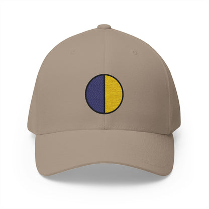 First Quarter Moon Emoji Khaki Cap – Premium by Capmoji