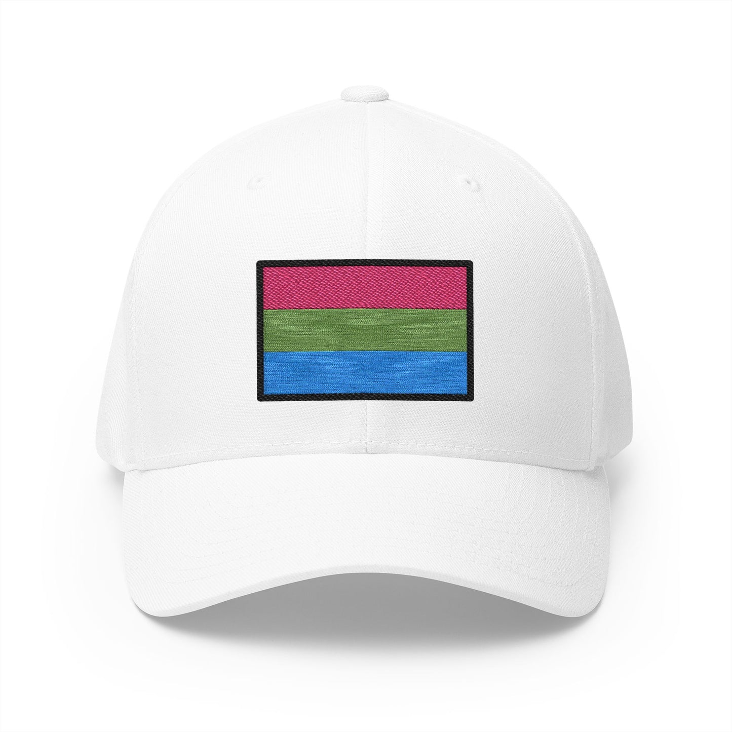 Polysexual Emoji White Cap – Premium by Capmoji