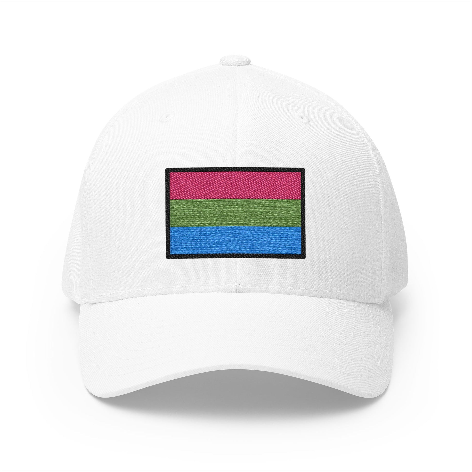 Polysexual Emoji White Cap – Premium by Capmoji