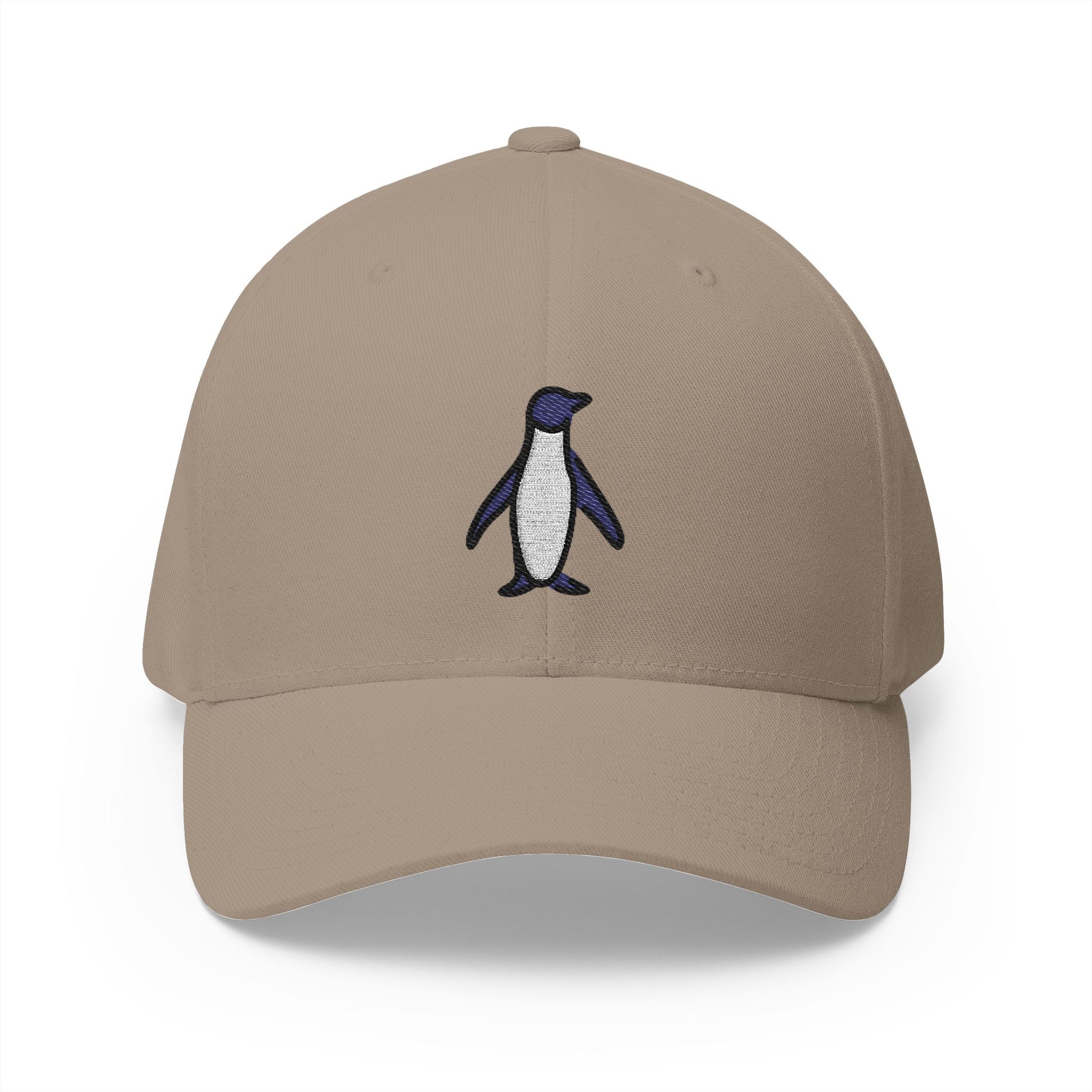 Penguin Emoji Khaki Cap – Premium by Capmoji