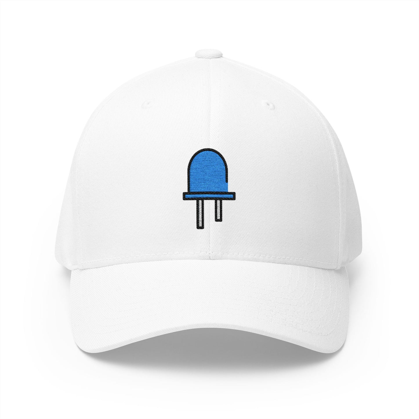 Led Emoji White Cap – Premium by Capmoji