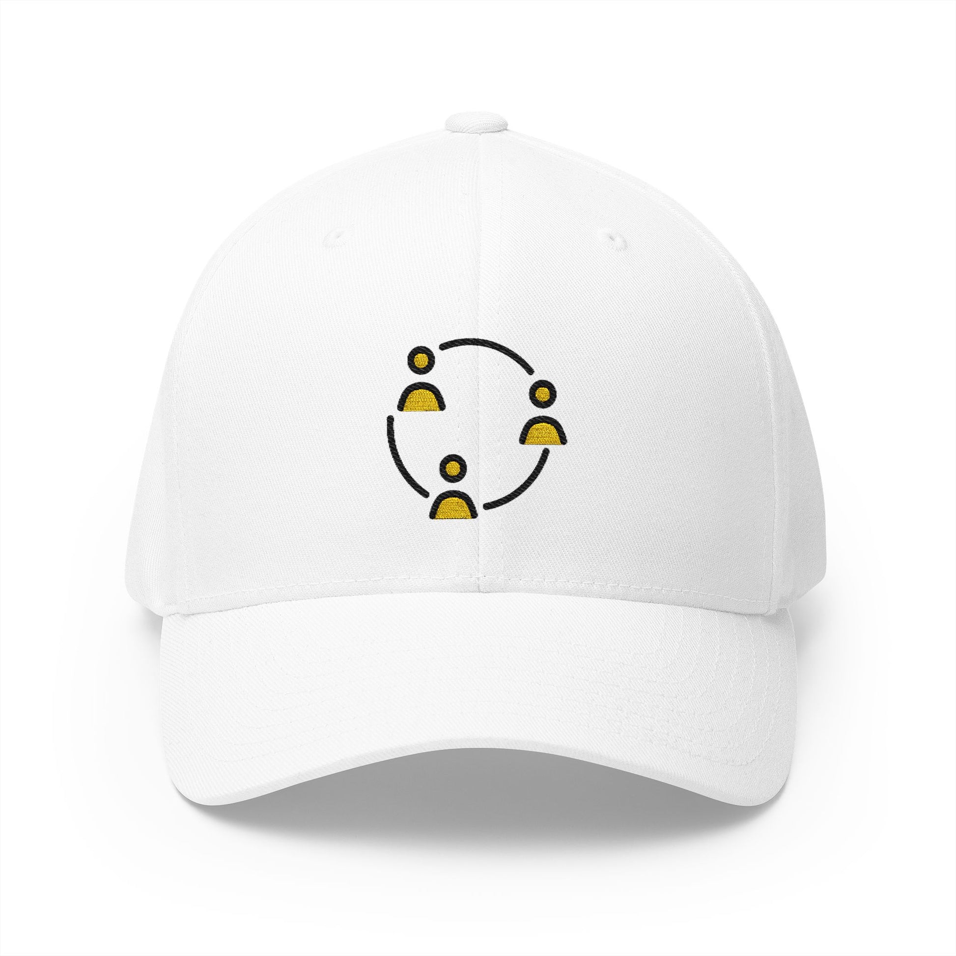 Collaboration Emoji White Cap – Premium by Capmoji