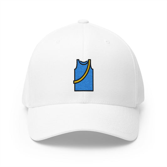 Running Shirt Emoji White Cap – Premium by Capmoji