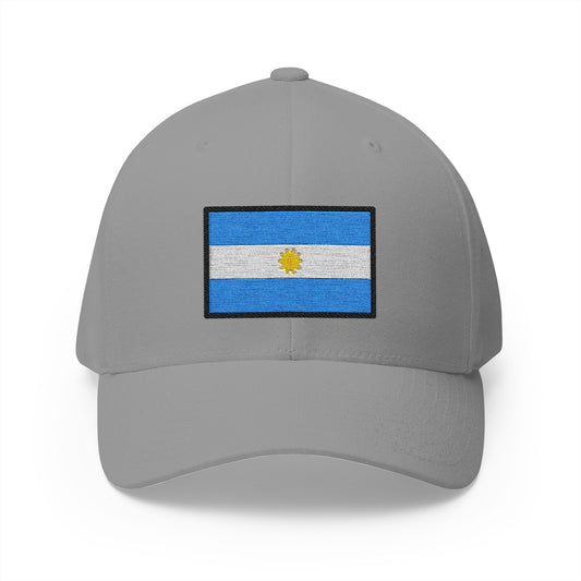 Flag: Argentina Emoji Grey Cap – Premium by Capmoji