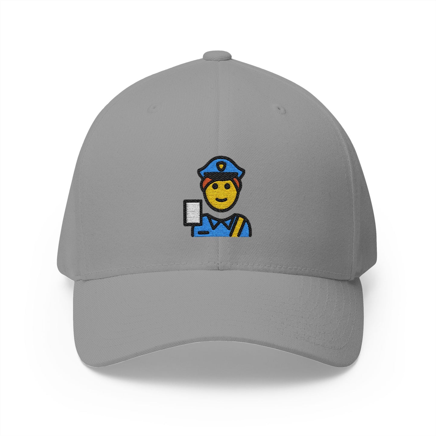 Passport Control Emoji Grey Cap – Premium by Capmoji