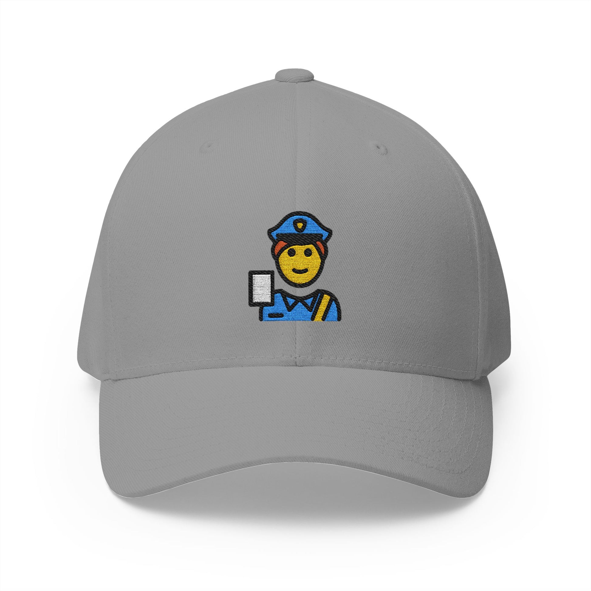 Passport Control Emoji Grey Cap – Premium by Capmoji