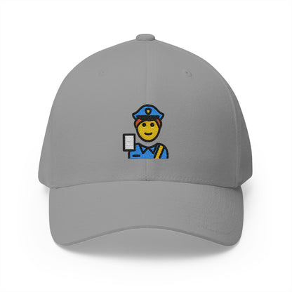 Passport Control Emoji Grey Cap – Premium by Capmoji