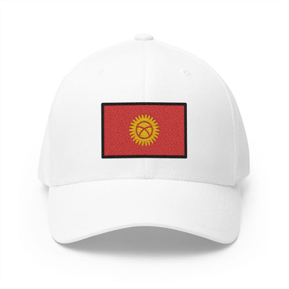 Flag: Kyrgyzstan Emoji White Cap – Premium by Capmoji