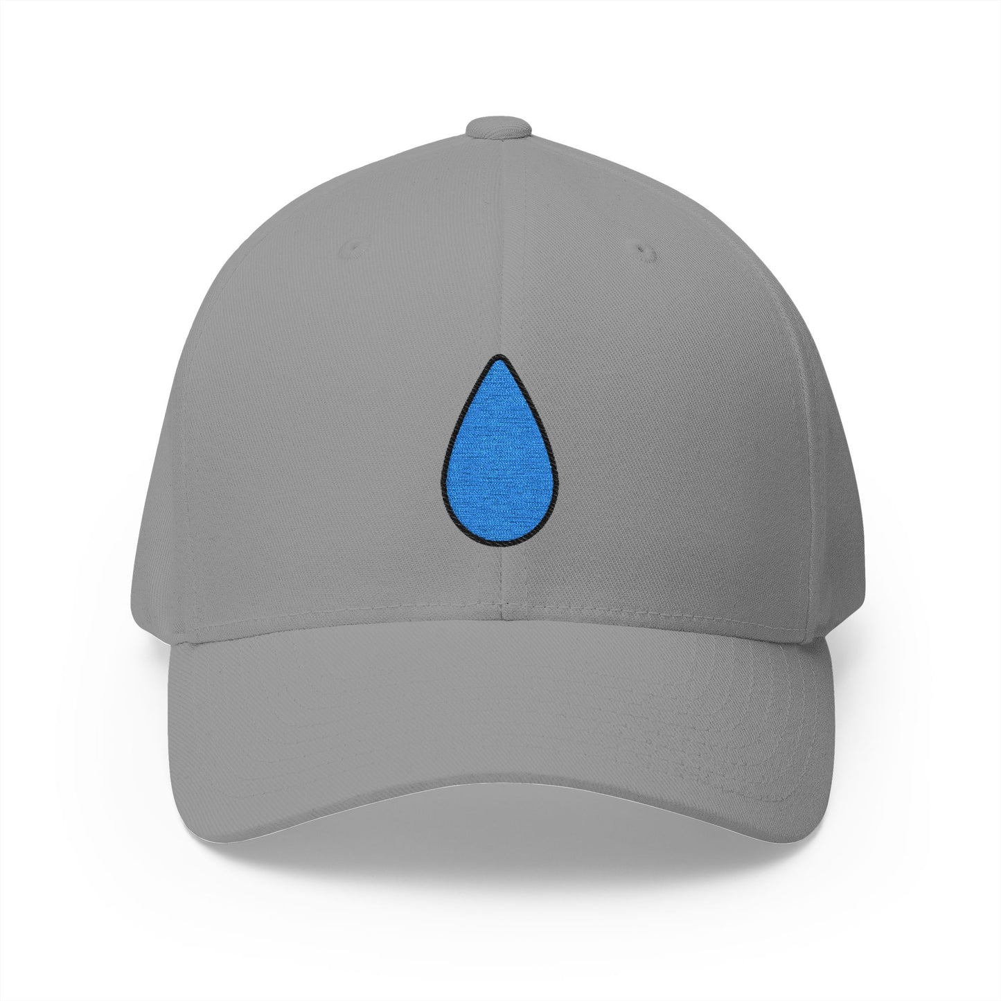 Droplet Emoji Grey Cap – Premium by Capmoji