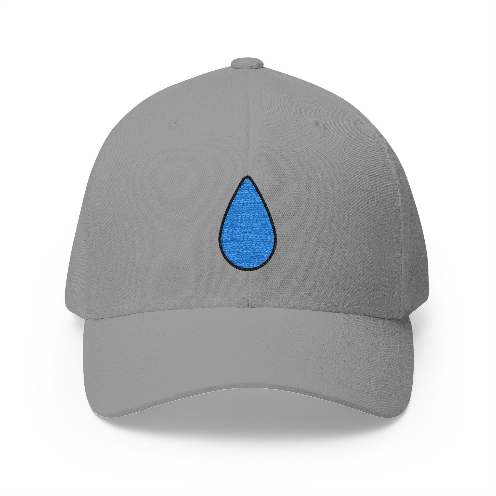 Droplet Emoji Grey Cap – Premium by Capmoji