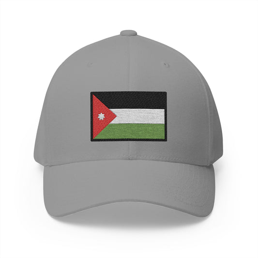 Flag: Jordan Emoji Grey Cap – Premium by Capmoji