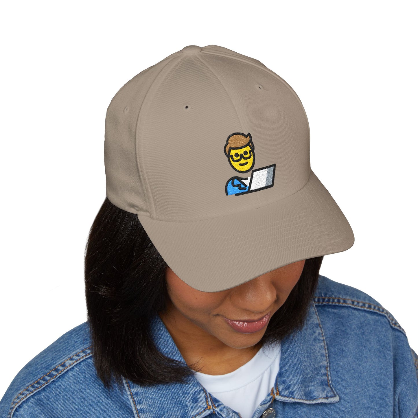 Man Technologist Emoji Cap – Premium by Capmoji