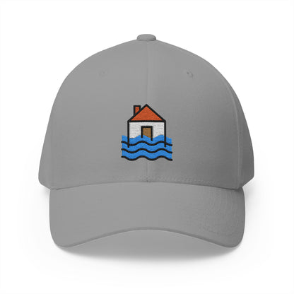 Flood Emoji Grey Cap – Premium by Capmoji