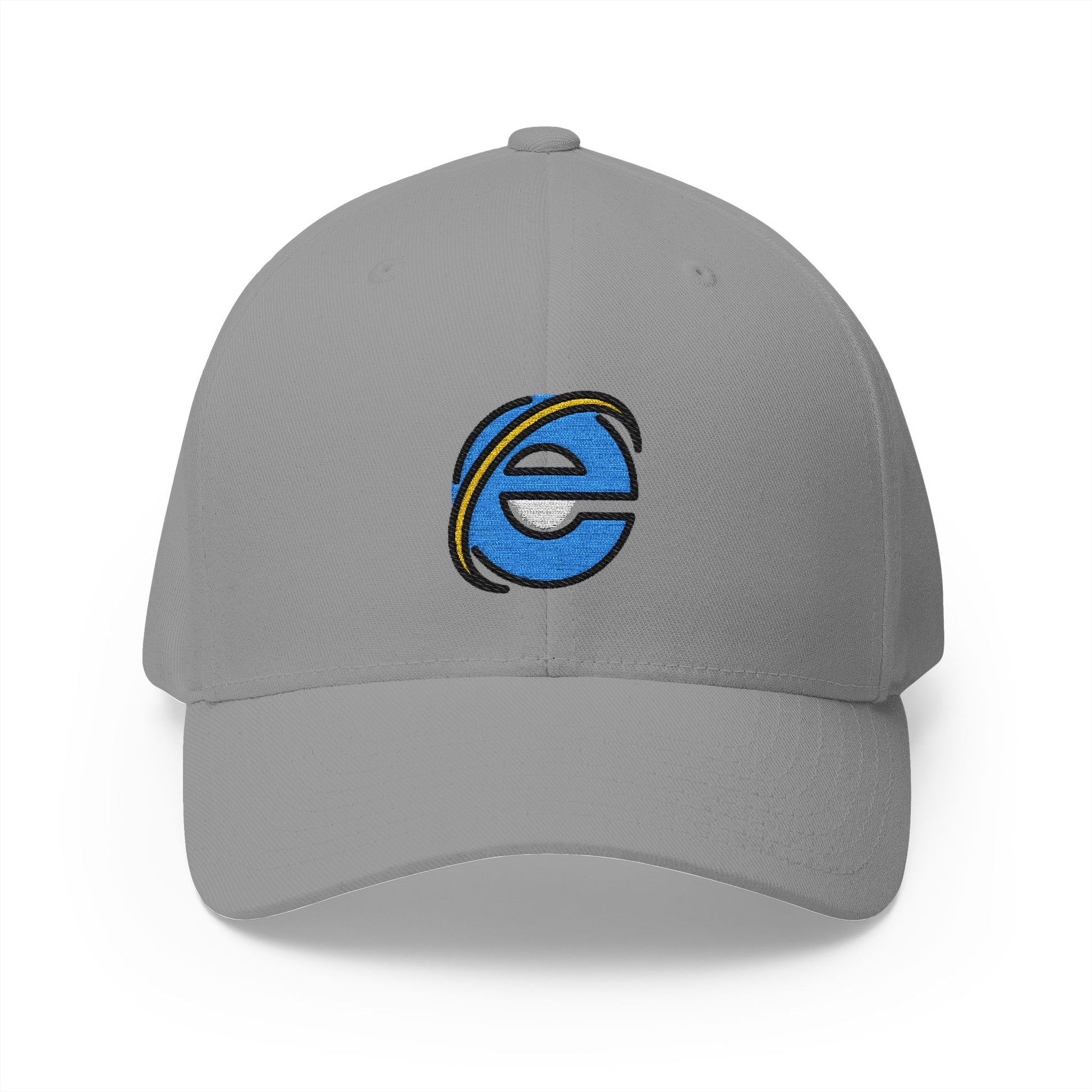 Internet Explorer Emoji Grey Cap – Premium by Capmoji